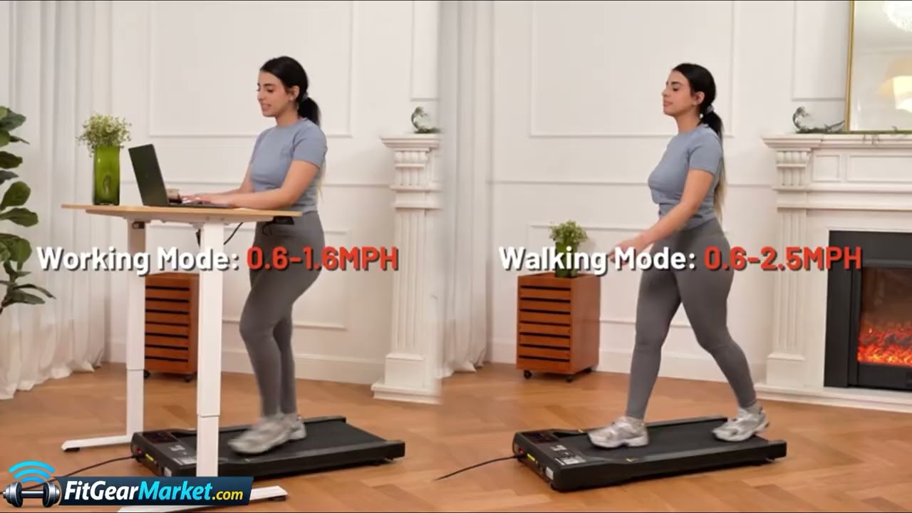 2-in-1 Run & Walking Pad Treadmill for Home & Office – Fitgearmarket.com