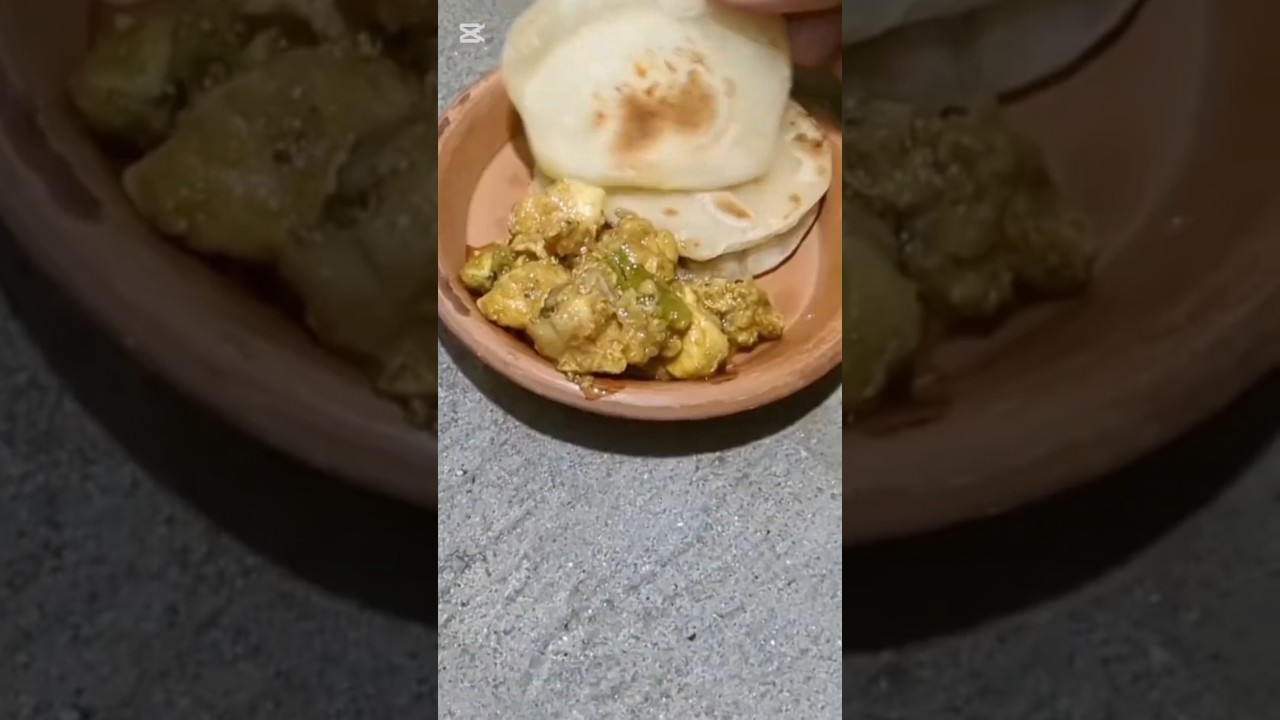 Miniature dai  chicken with parata recipe #matirchula #sotasty #food #minicookingshort