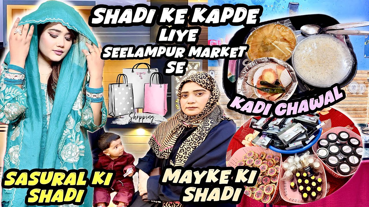 Maheen & Hasan Wedding Dress Reveal✨😍 Kadi Chawal Ki Craving❤️ HR professional Lashes Free😘Market