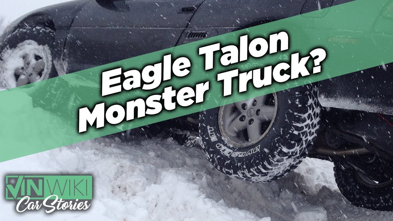 Off-roading a jacked up Eagle Talon ends exactly how you think