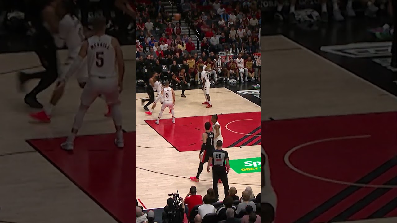 CLING KONG FOR THREE 🗣️ #donovanclingan #trailblazers #nbathrees