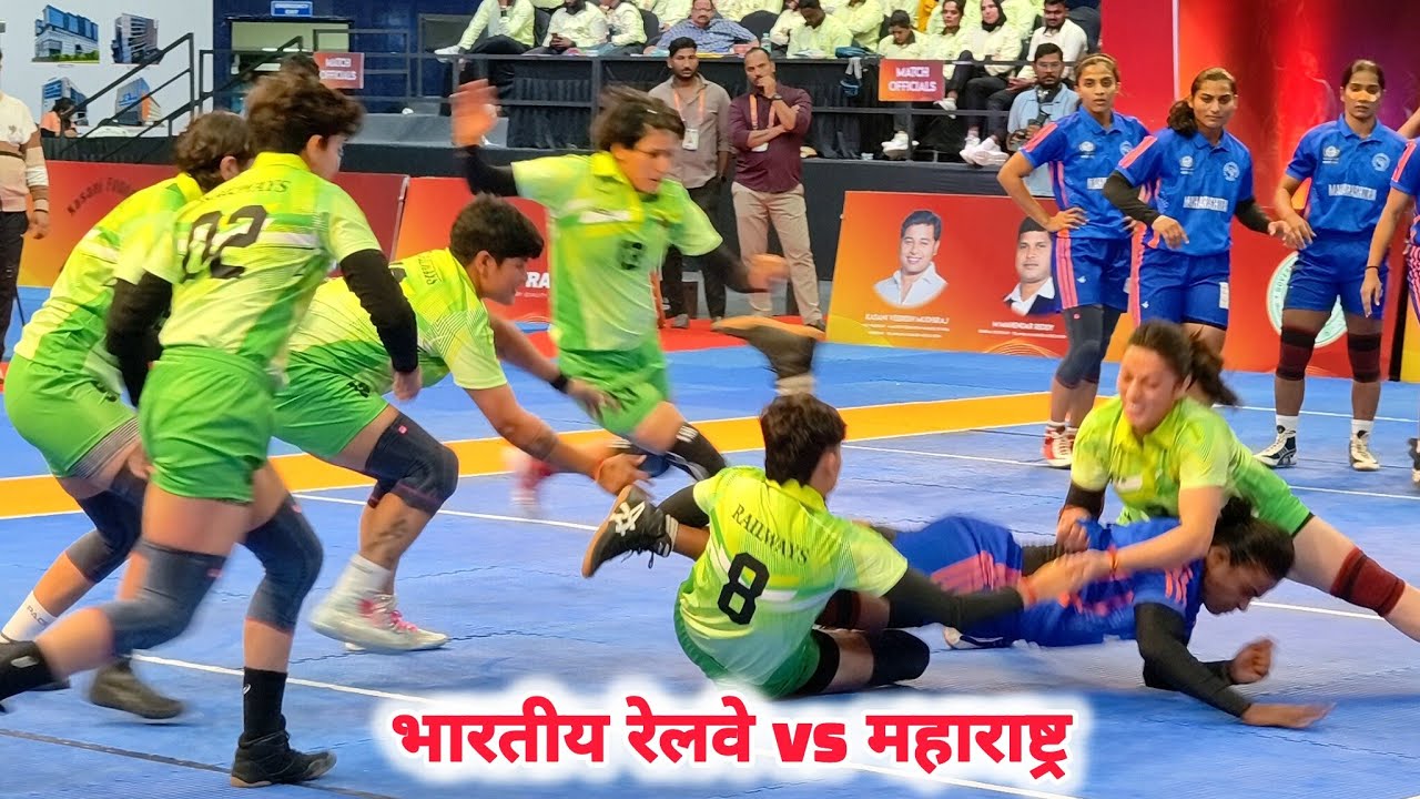 Qauterfinal Indian Railway vs Maharastra Senior National Women Kabaddi Championship Telengana