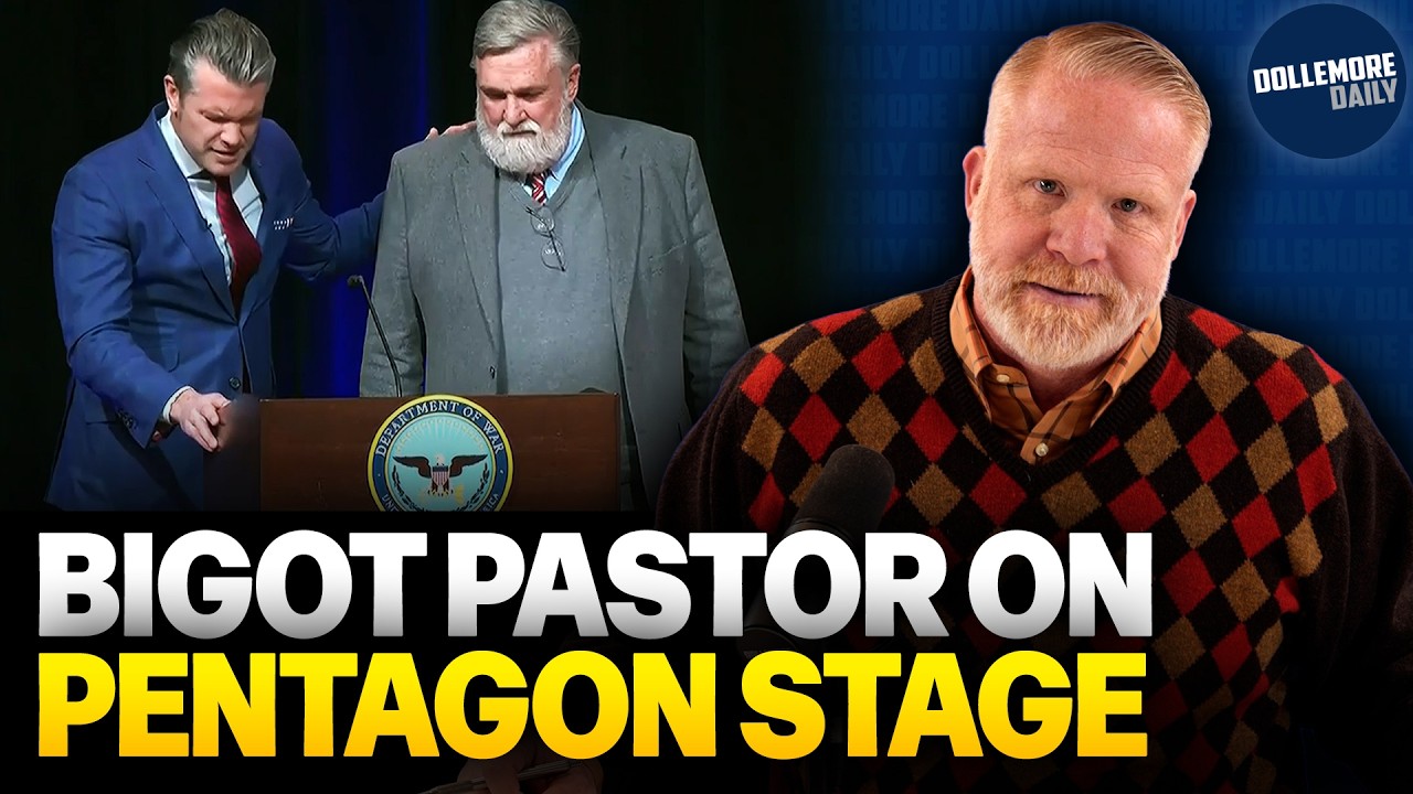 Pete Hegseth HOLDS CHRISTIAN NATIONALIST CHURCH SERVICES at Pentagon w/ Psycho Pastor!!!