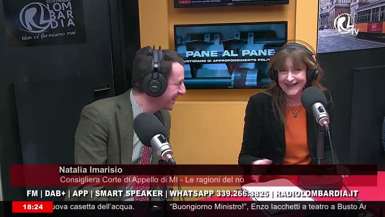 Referendum Giustizia – Le ragioni del No e del Sì a confronto - Radio Lombardia - Radio Lombardia