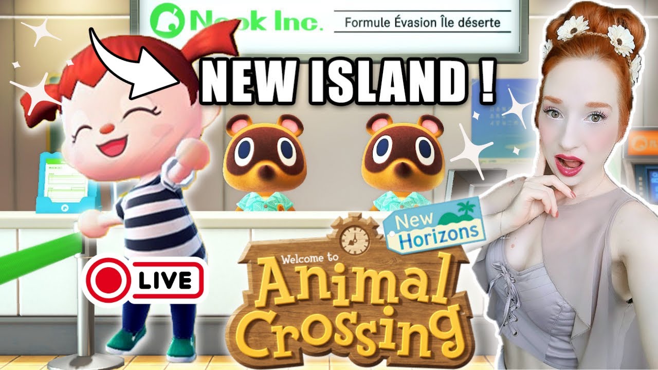NOUVELLE île🔥- Live ANIMAL CROSSING New Horizons  #acnh #animalcrossing