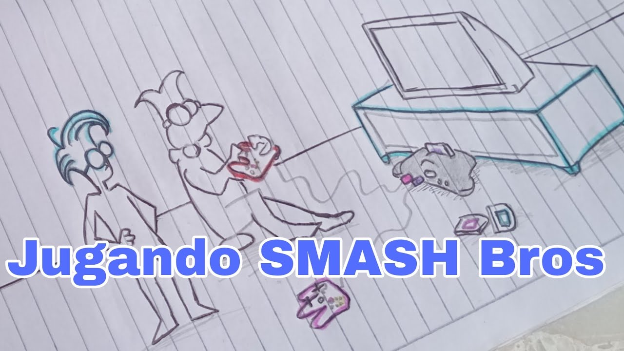 Un Día Más en el Studio, Jugando SMASH BROS 