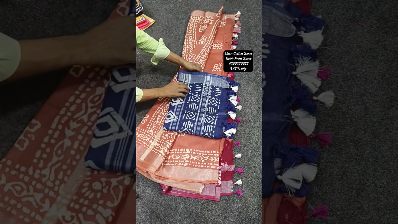 linen bagru print saree with price #bagruprint #bagruhandblockprint #printsarees #linensarees