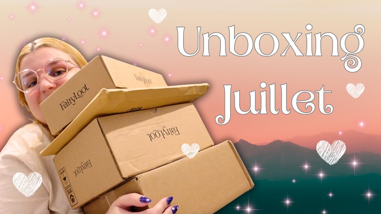 UNBOXING BOOKMAIL JUILLET ☀️