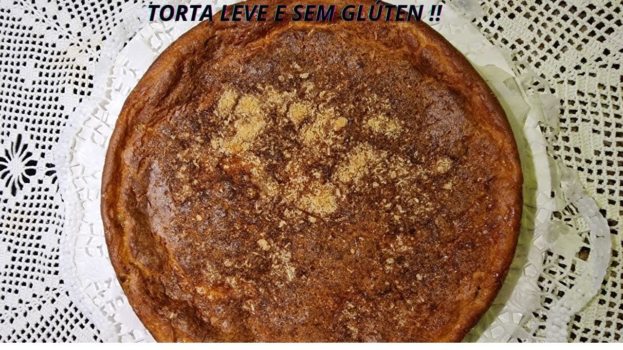 TORTA LEVE E SEM GLÚTEN !!