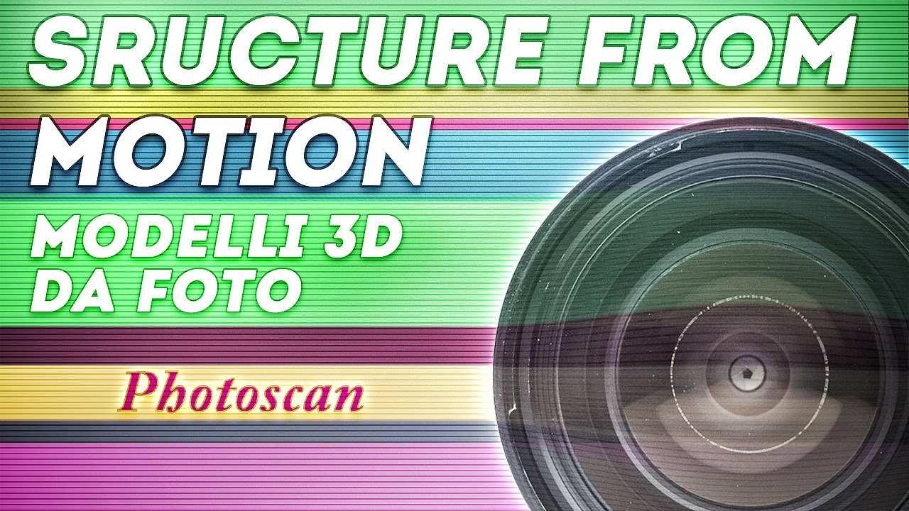 Modelli 3d da foto - Photoscan - Workflow base - Lezione Tutorial