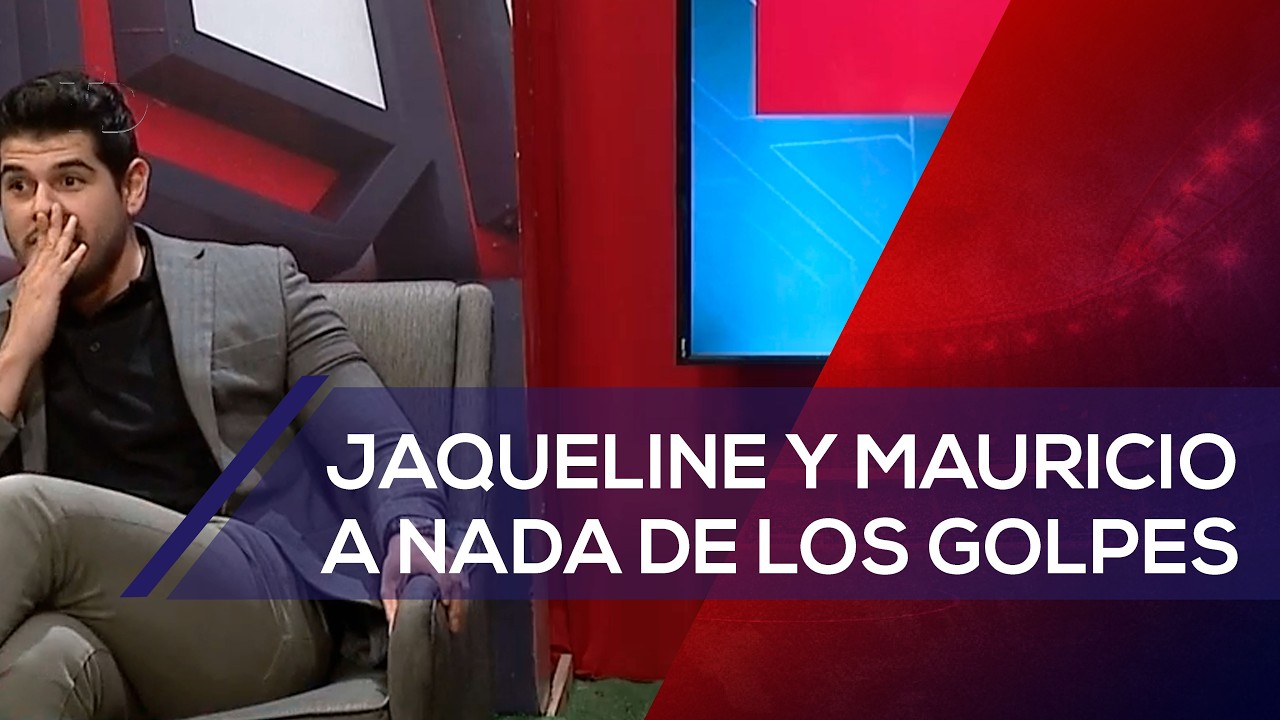Jaqueline y Mauricio a nada de los golpes tras discusión en vivo