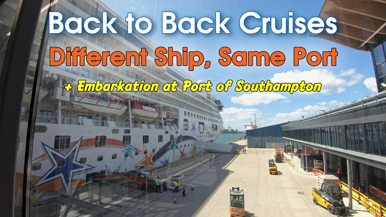 Back to Back Side to Side Cruises | Southampton Mayflower to Horizon & Embarkation