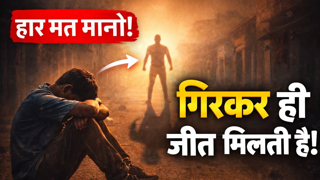 100 बार गिरा… 101वीं बार जीत गया 🥺 | Girkar Uthna Hi Jeet Hai 😧 | Powerful Hindi Motivational Story 