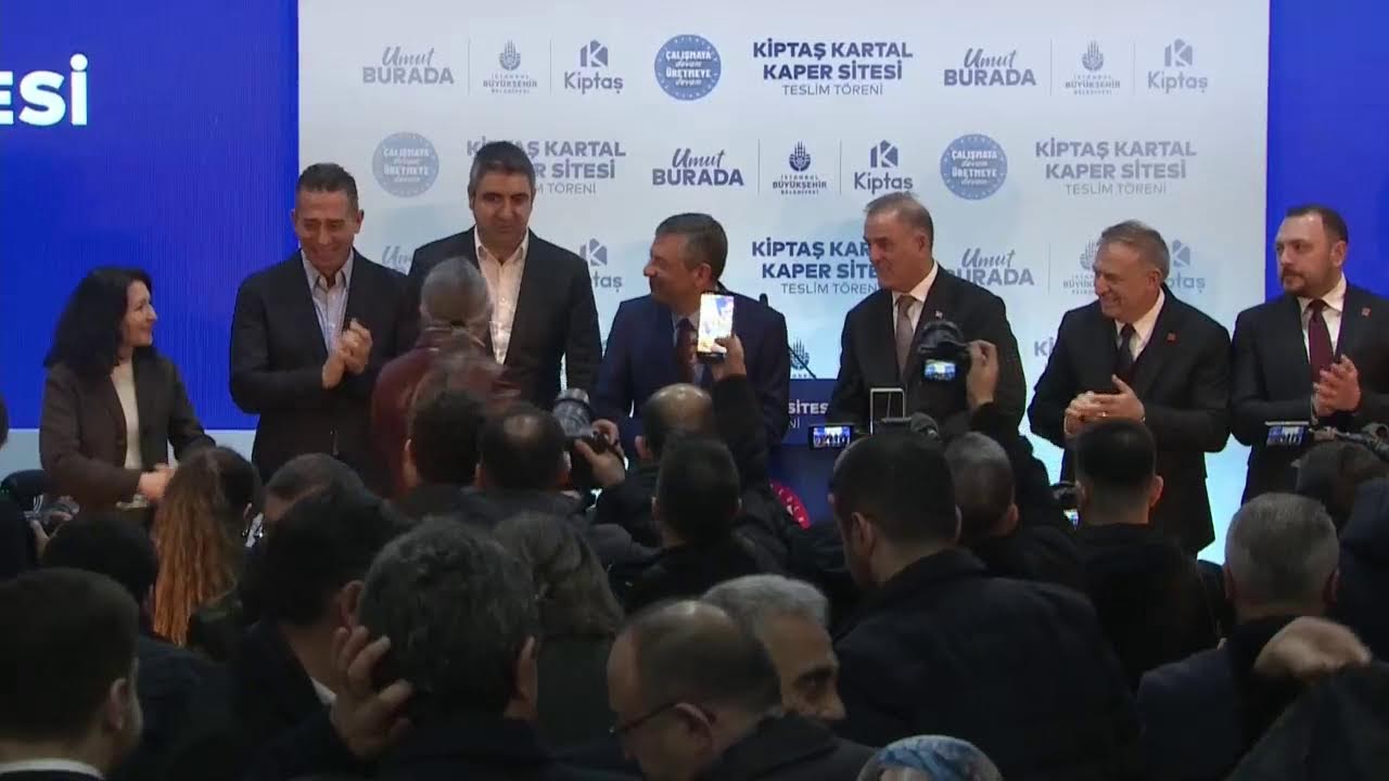 İstanbul’da KİPTAŞ Kartal Kaper Sitesi Teslim Törenindeyiz.
