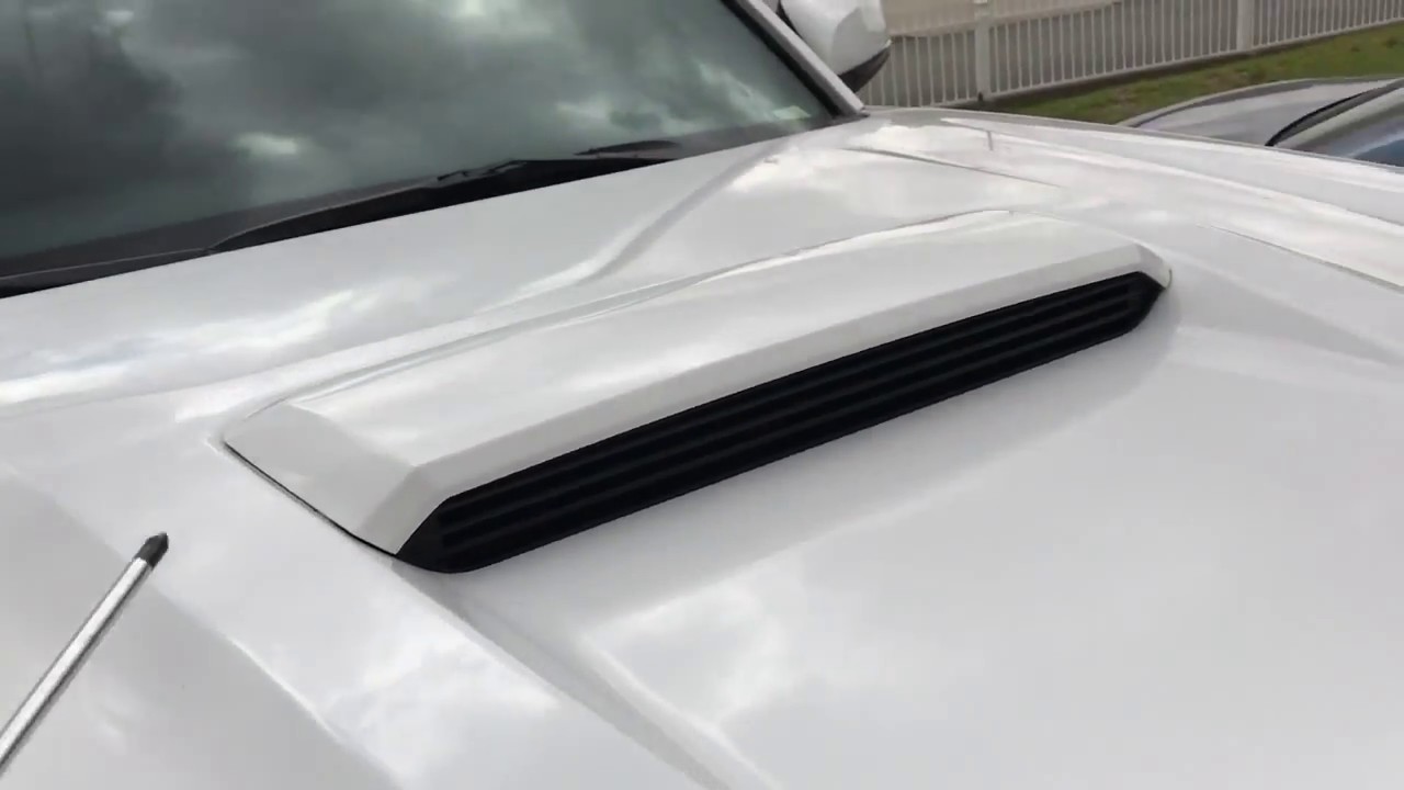 2017 Tacoma Trd ( Vinyl Wrap Hood Scoop)