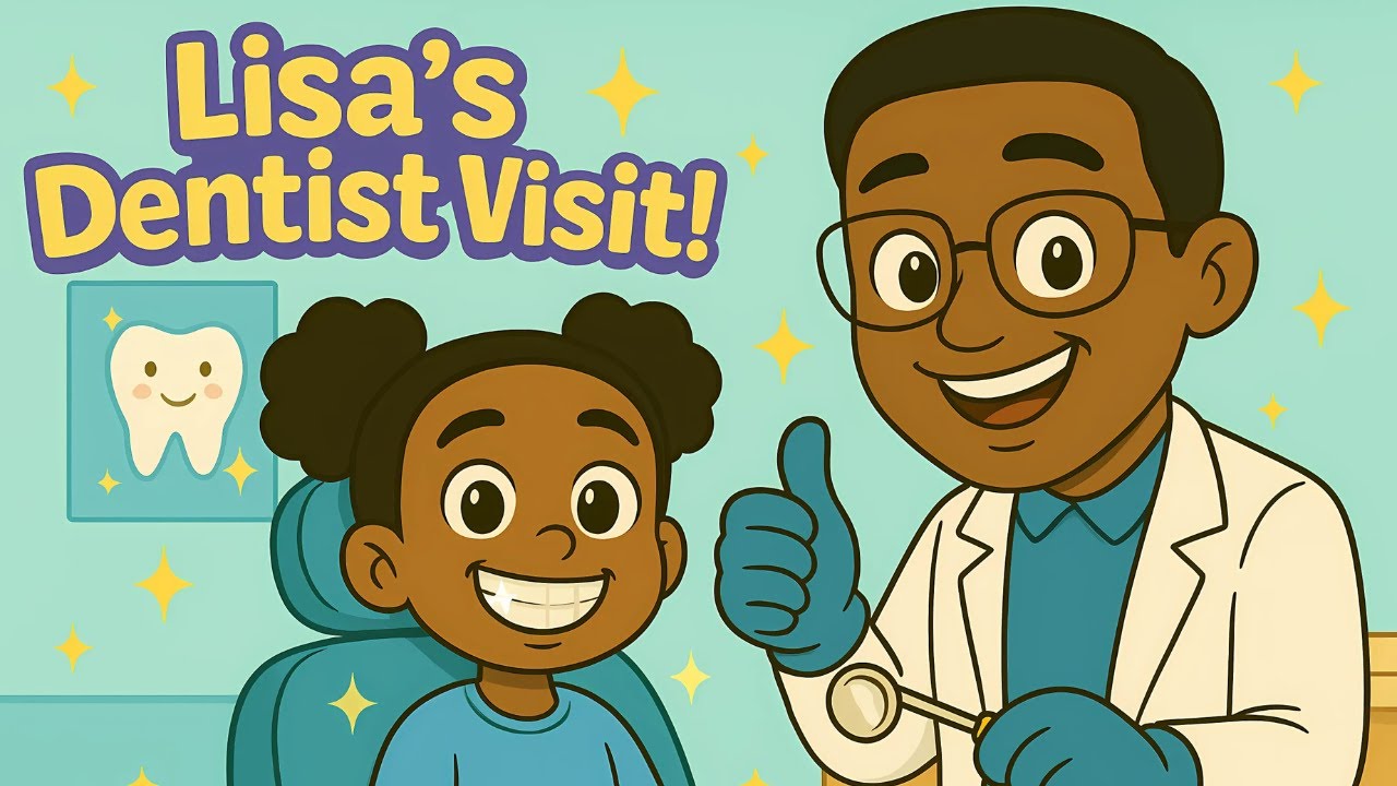 Lisa's Visit to the Dentist | Kids Dental Checkup Cartoon