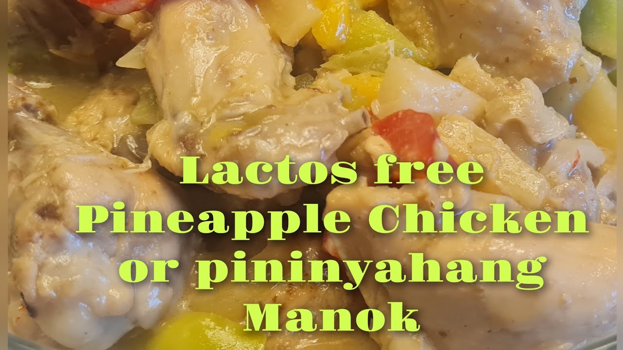 Lactos free pininyahang manok /pineapple chicken @pinaycuisineinsweden 