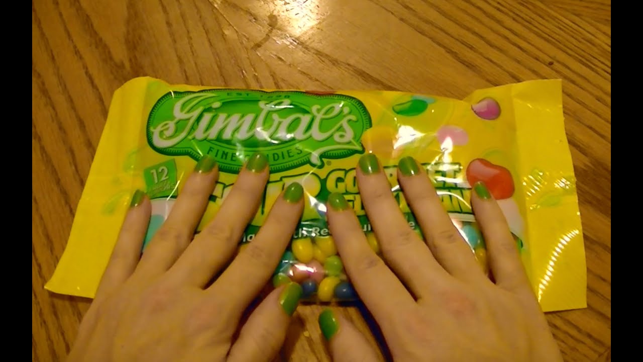 ASMR Jellybean Bonanza! No Talking: Crinkle & Tap to Sleep