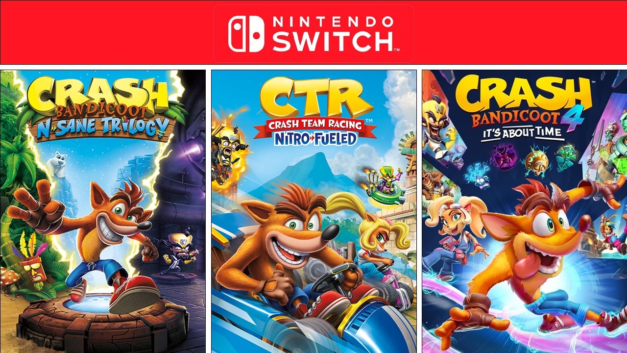 Crash Bandicoot Games for Nintendo Switch