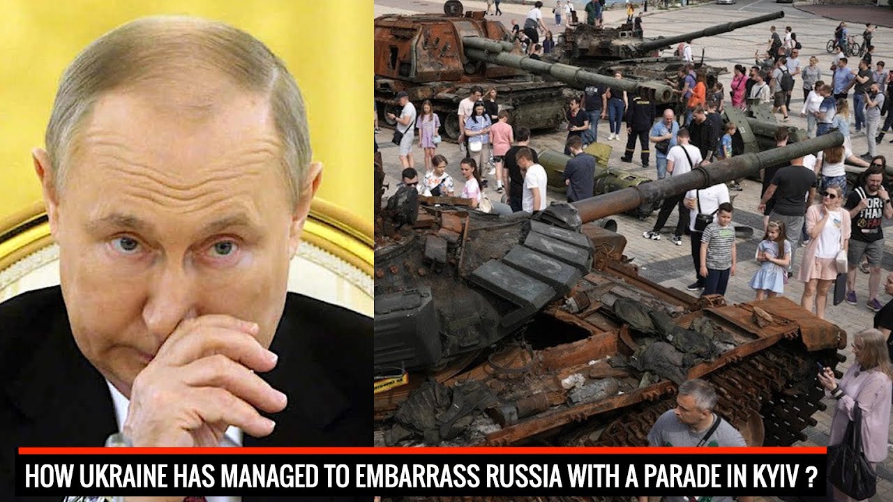 #Ukraine showcases Russian destroyed hardware in #Kyiv !
