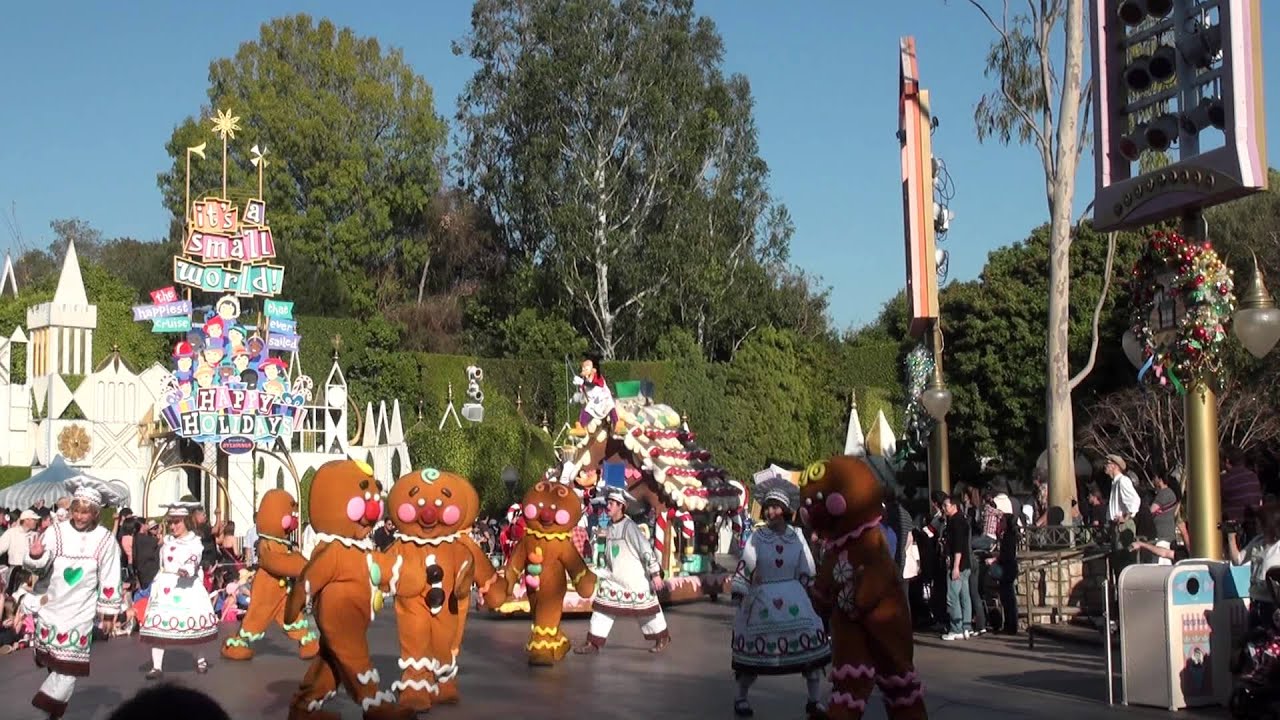 Christmas Fantasy Parade Disneyland 2012 Jan