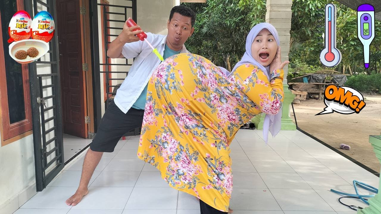 Drama Lucu 😂😍😘 Ibu Hamil Di Belakang Melahirkan Di Bantu Dokter