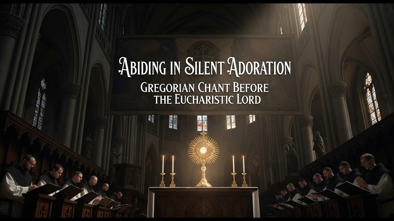 Abiding in Silent Adoration | Gregorian Chant Before the Eucharistic Lord
