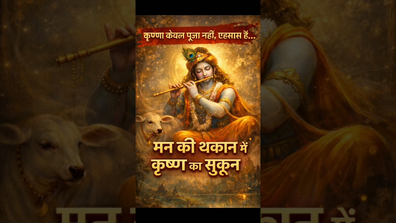 Krishna Bhakti | Devotional Shorts | Spiritual Wisdom | Calm Music | Krishna Quotes
