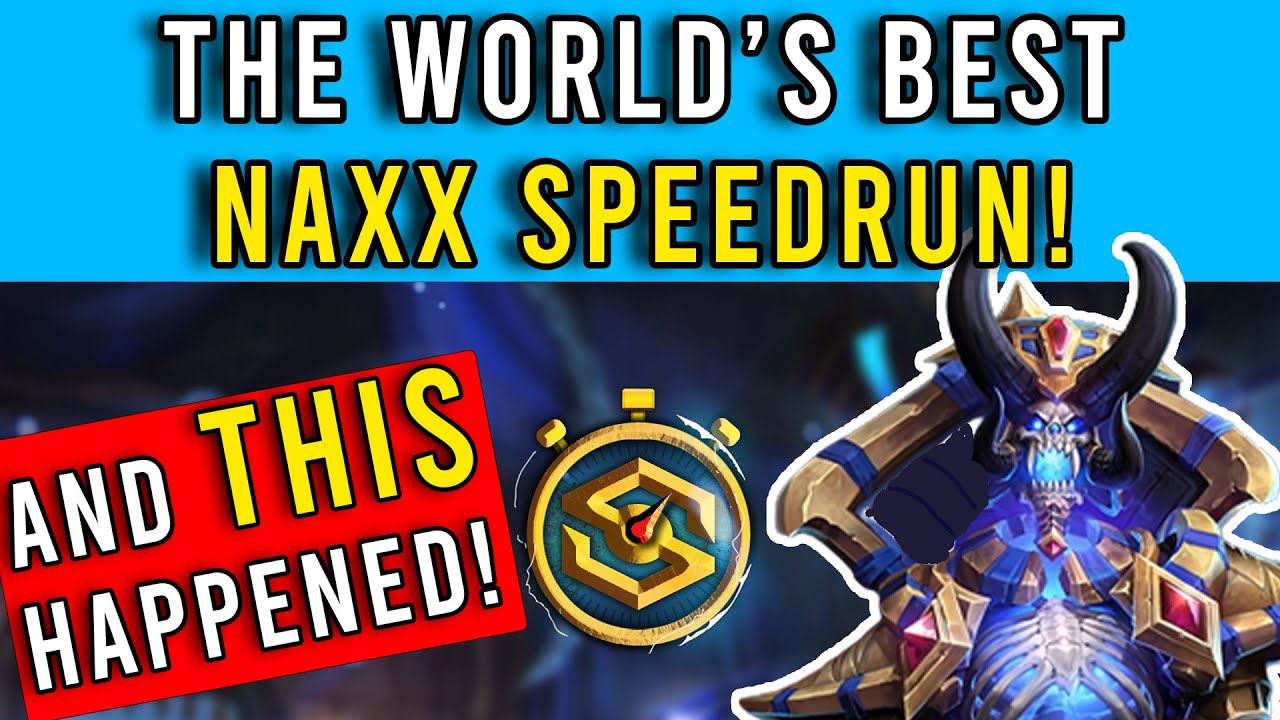 NOTA World Record Naxx! The Perfect Run Gone Wrong!
