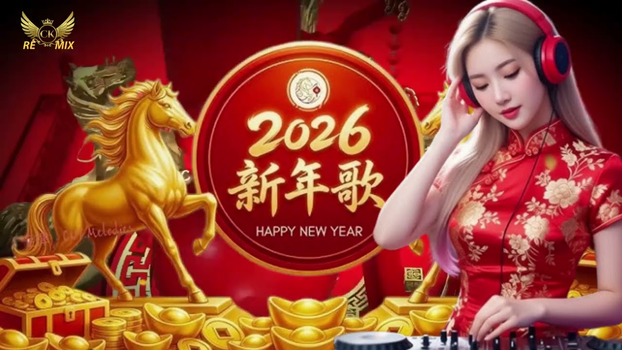 🎧CK ReMix🎧🎆 Happy Chinese New Year 2026🐎新年慢摇串烧 2026 新年好财神到 2026 MANYAO MIX 【慢摇全粤语】🐎