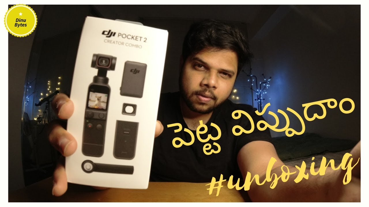 Dji Pocket 2 Telugu Unboxing| #pocket2| My Shopping part 1| Telugu Vlogs from Australia| Dinu Bytes