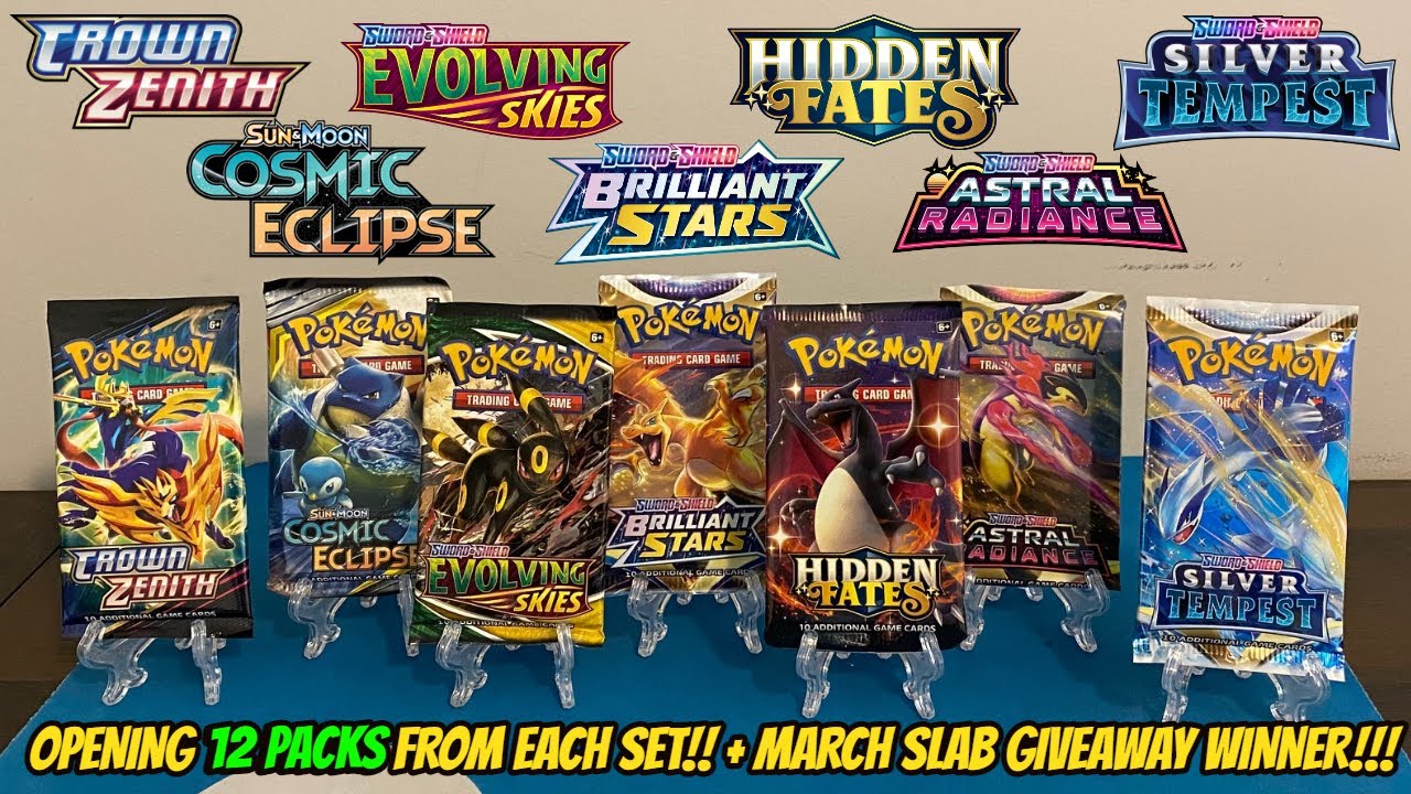 CROWN ZENITH против EVOLVING SKIES против COSMIC ECLIPSE (и многое другое!) 84 набора карточек по...