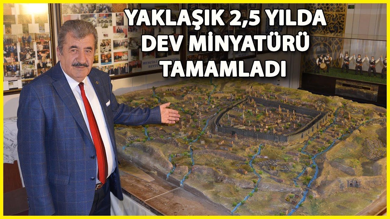 1800'lü Yılların Erzurum'unun Dev Maketini Yaptı