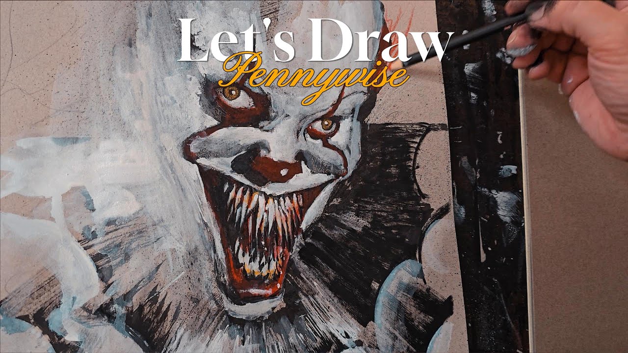 Let's Draw Pennywise  - Welcome To Derry