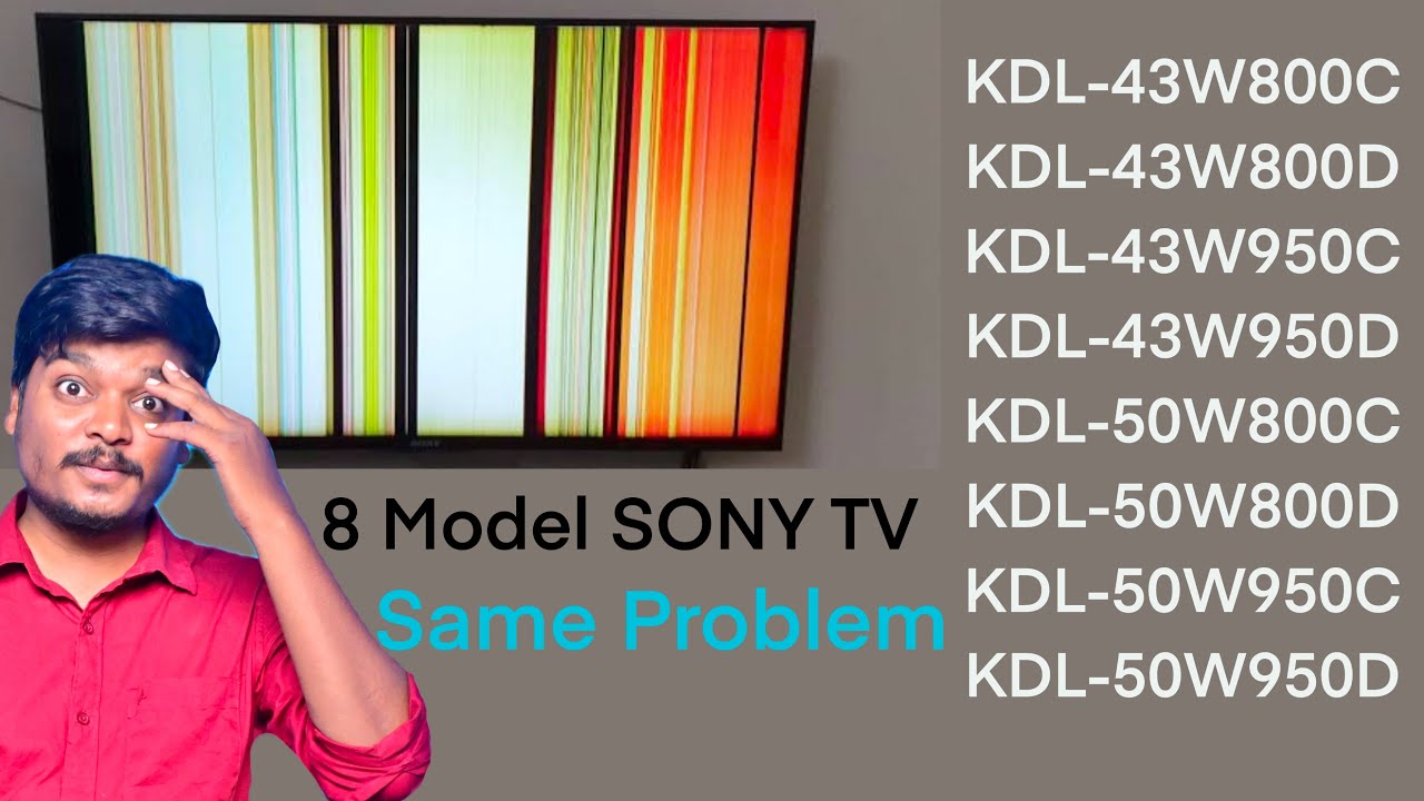 Sony Tv Display Problem | 43W800C | T Con Board | Display Replace | Telugu