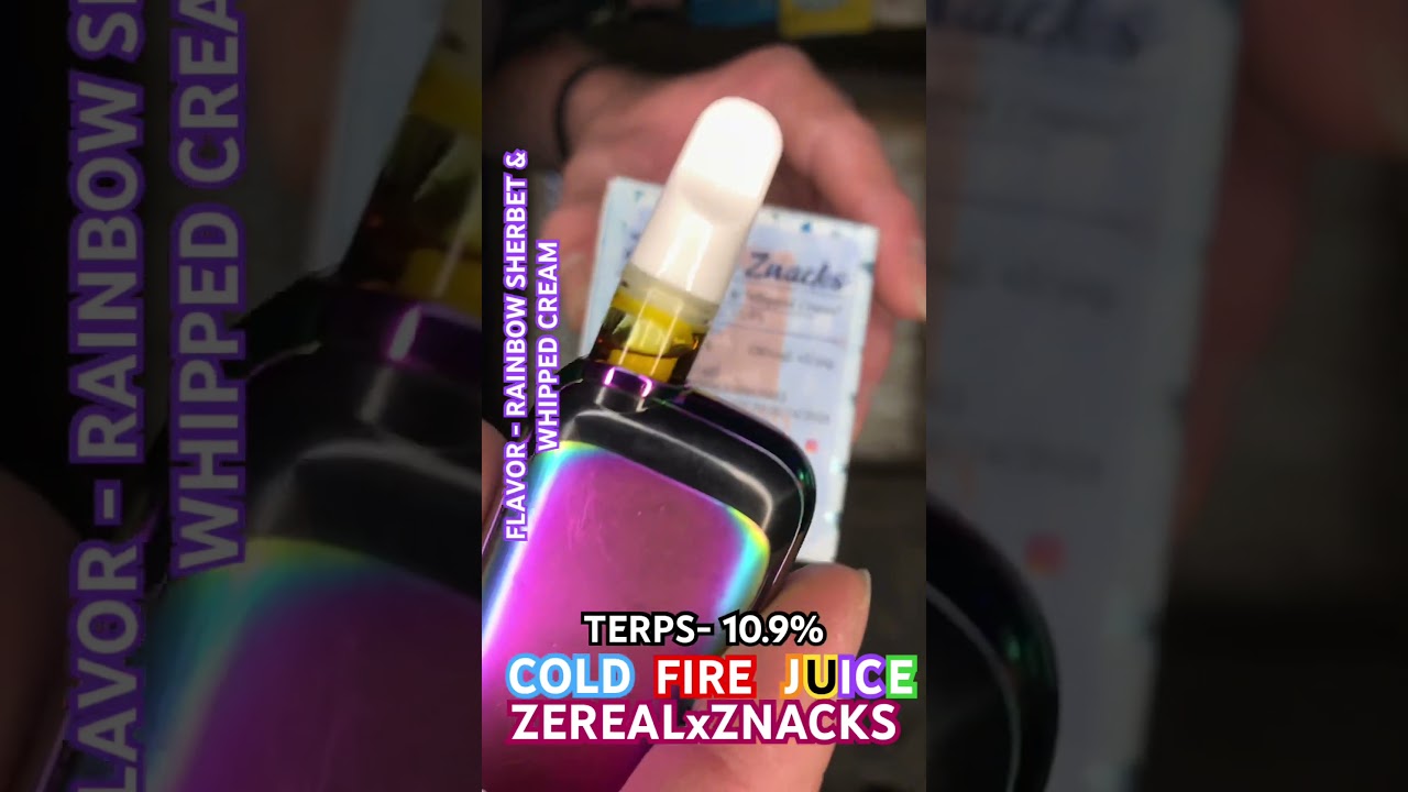 TERPY TIME TASTE BUDS - COLD FIRE JUICE - ZEREALxZNACKS - CURE RESIN CART 