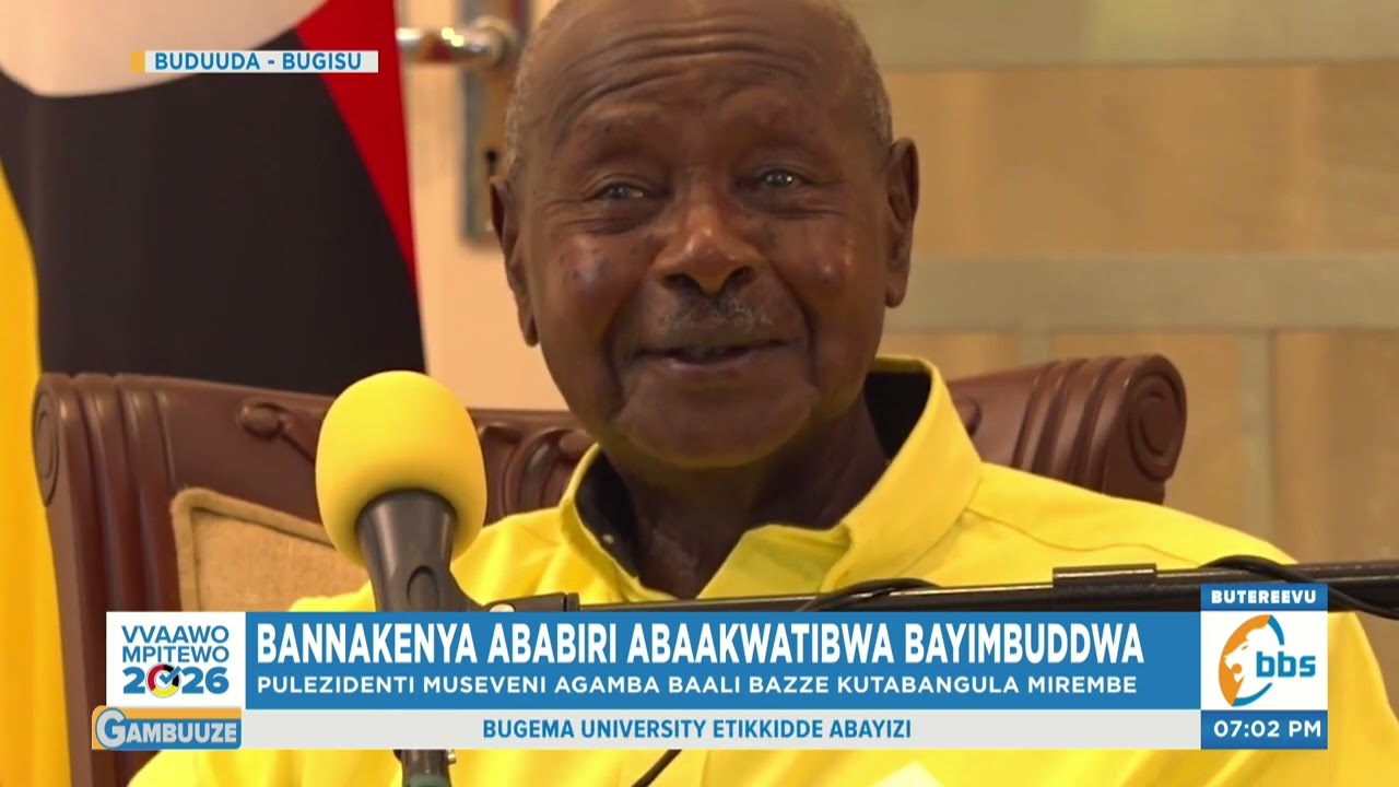 Pulezidenti Museveni ku Bannakenya Ababiri Abaayimbuddwa, Agamba Baali Bazze Kutabangula Mirembe
