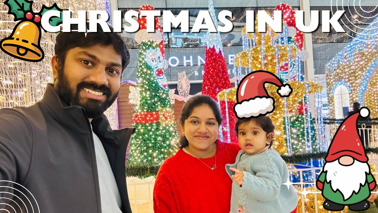 Christmas Lights Centre MK | Milton Keynes | UK Tamil Vlog | Shopping mall in UK