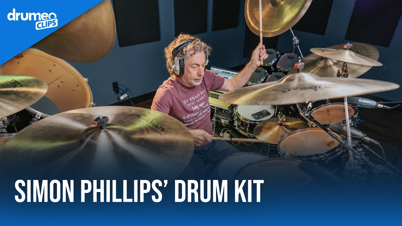 Simon Phillips Explains His Drum Kit Setup