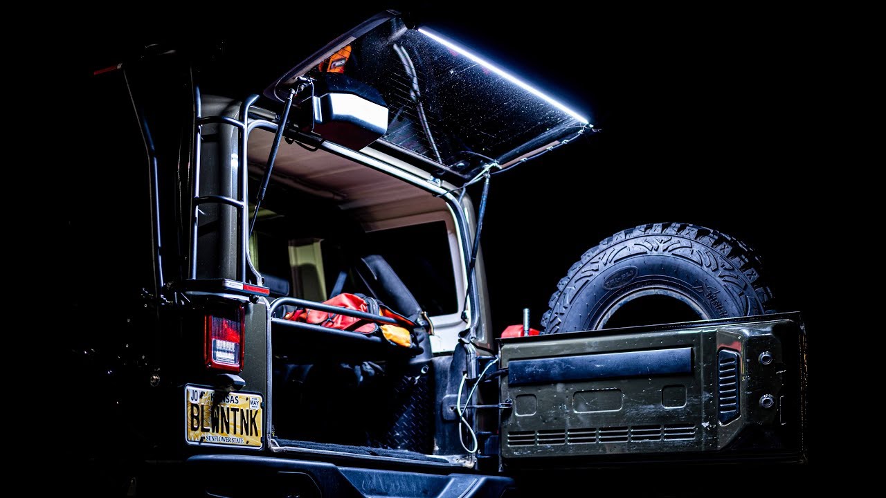 Jeep Brawlee Light Bar install on Jeep JKU (Done Right LED)