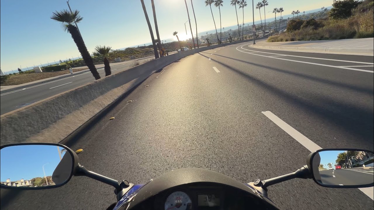2003 GSX-R 1000 K3 FULL M4 Exhaust + Headers // Short ride on PCH - Newport Beach, CA