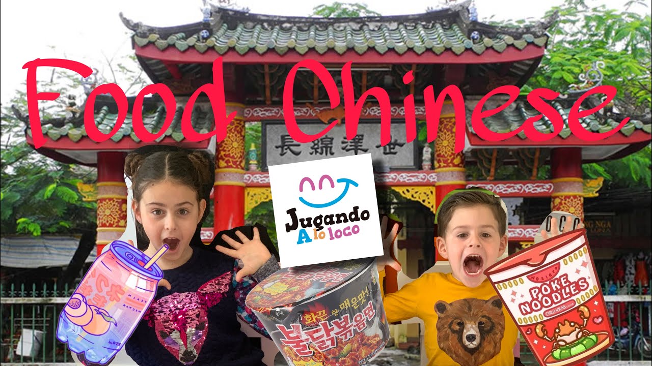 PROBANDO COMIDA CHINA 🍱 🍝 🦀 🍥 JUGANDO A LO LOCO  😋
