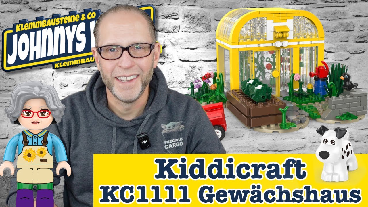 Es grünt so grün... Kiddicraft Gewächshaus Brick Farm KC1111