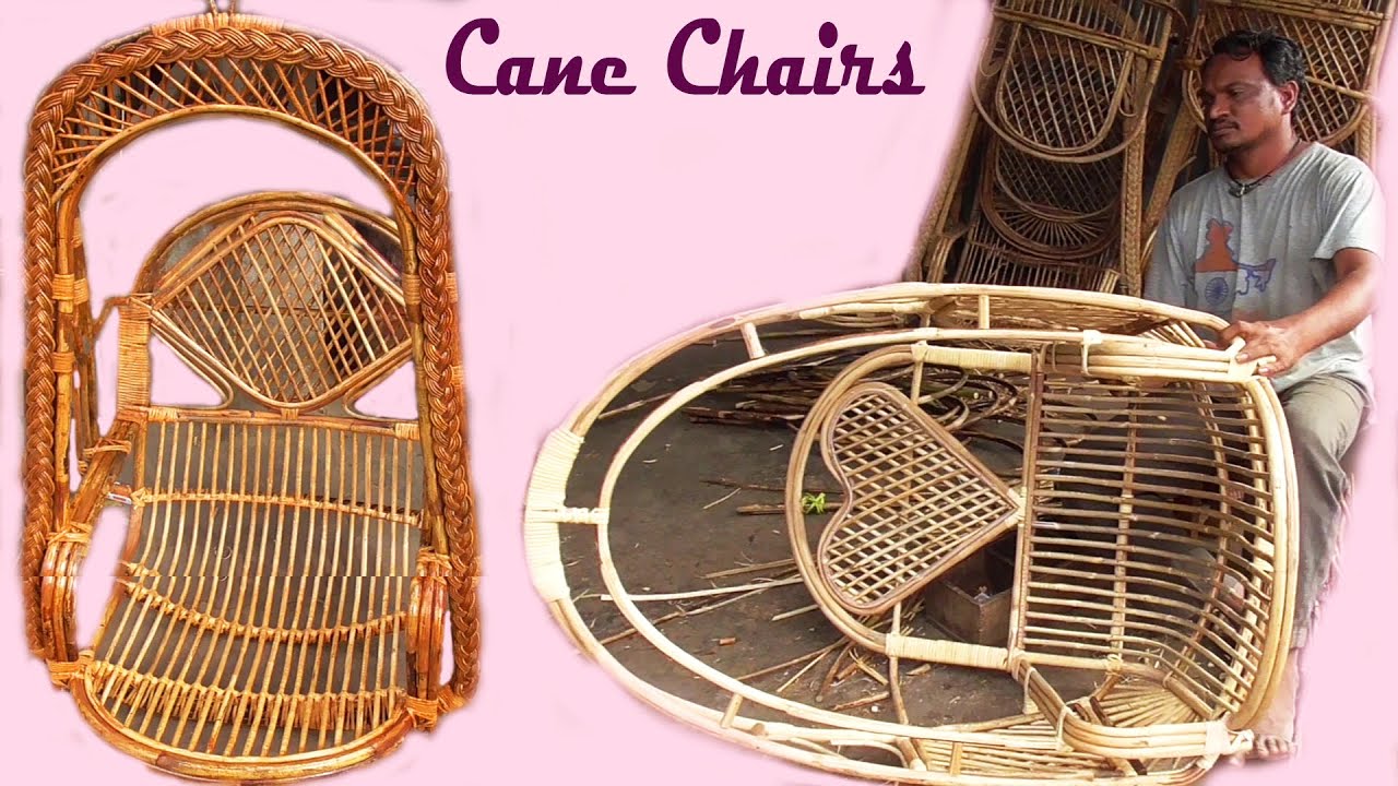 Amazing Cane Hanging Chairs Furniture Making Videos / Small Scale IndustrieS