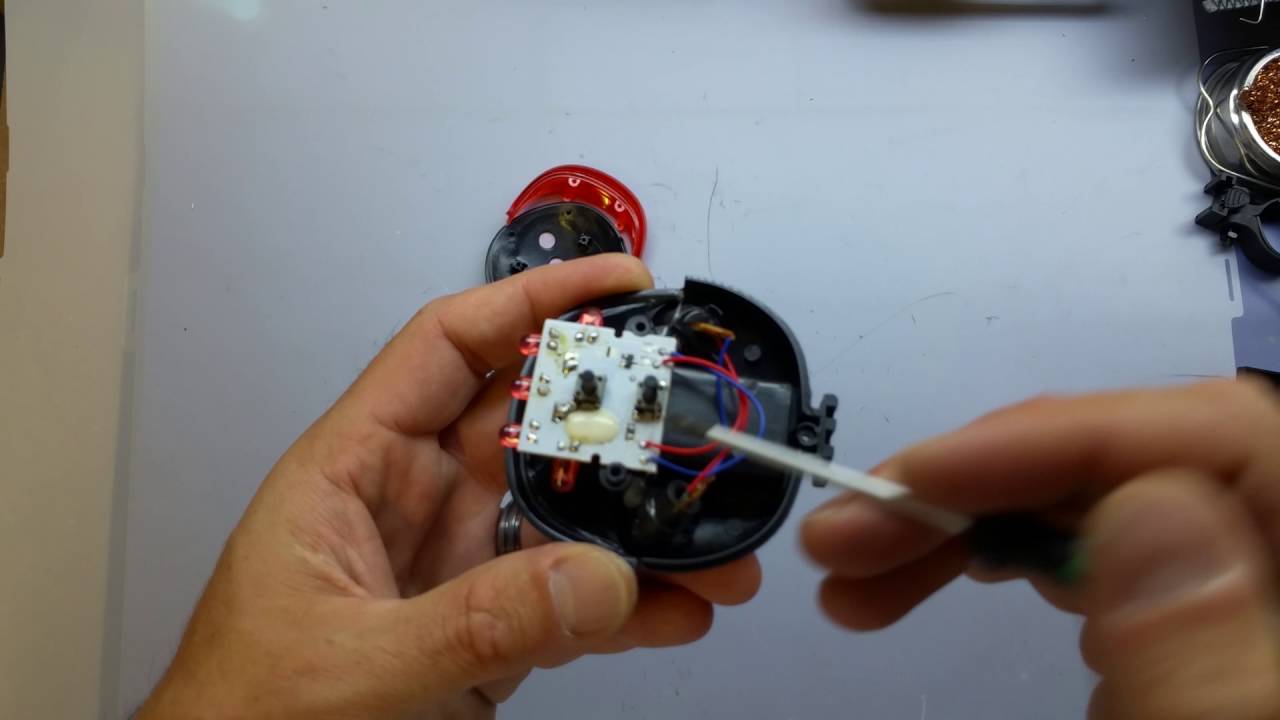 Poundworld Laser & LED bike light / Lane marker review and teardown (complete with weird oval LEDs)