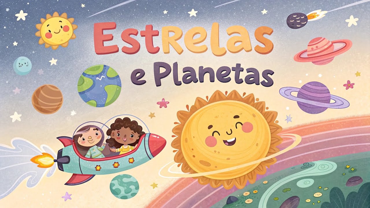 👉 Música Infantil – Estrelas e Planetas ✨🪐🚀 | Canção Educativa para Crianças