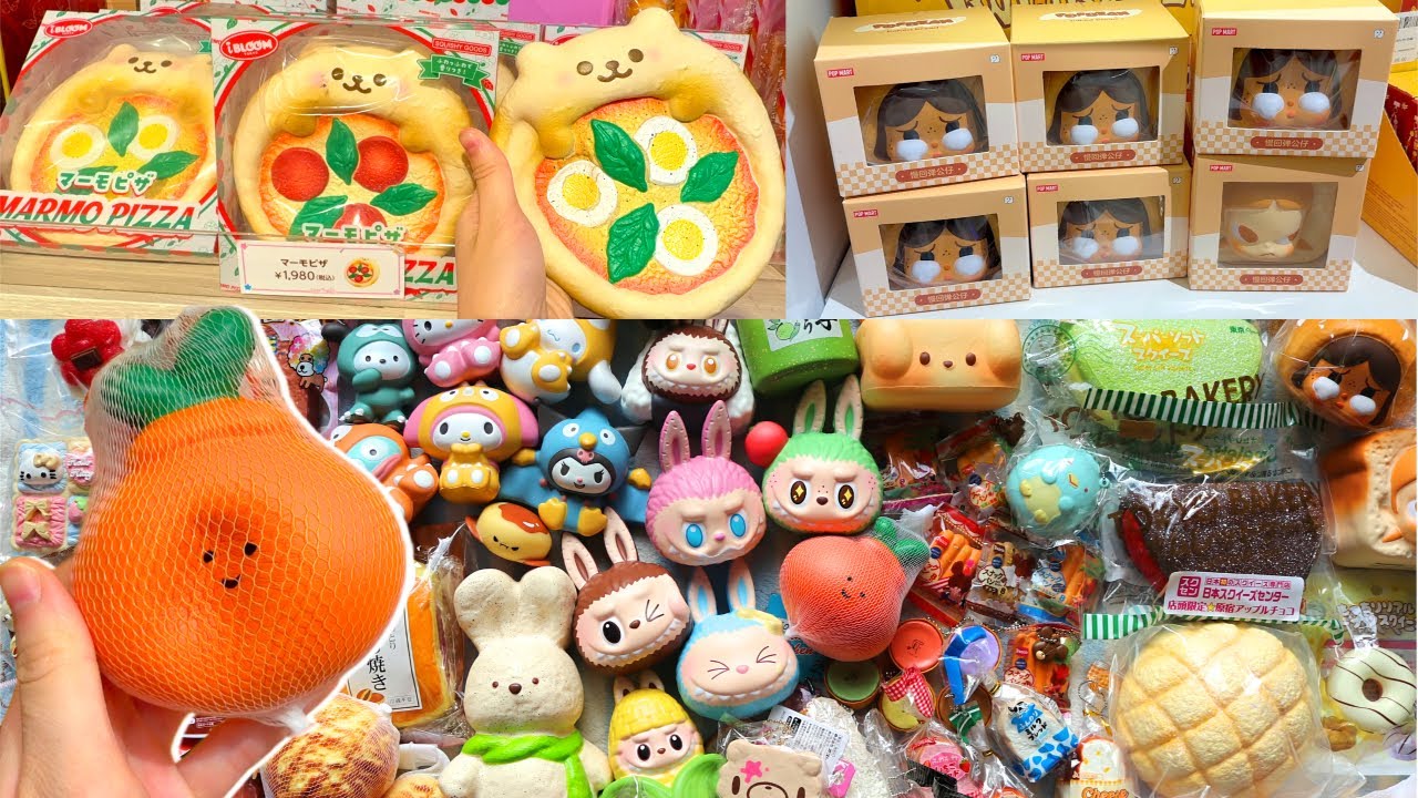 HUGE Asia Squishy Haul: Unboxing Labubu, Sanrio Dinosaurs, & Rare Gachapon!