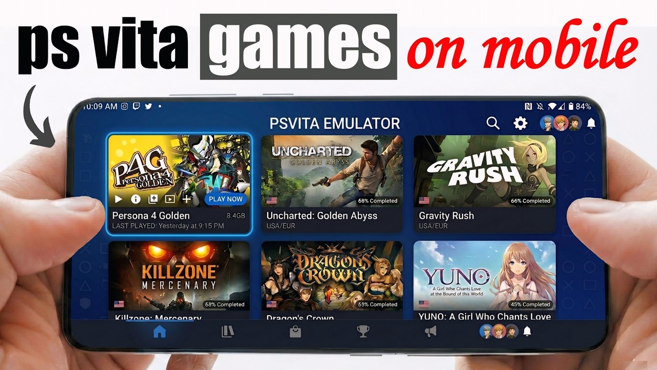 Играйте в игры для PS Vita на *мобильных устройствах* 😱 Новое обновление Vita3k — настройка, лучш...