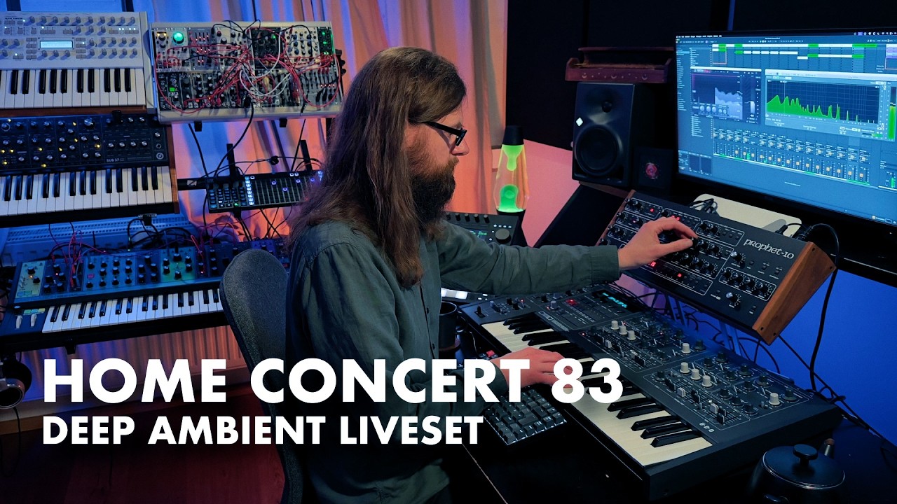 Deep Ambient liveset - Home Concert 83 (UDO DMNO, Moog, Prophet 10, Waldorf Iridium)