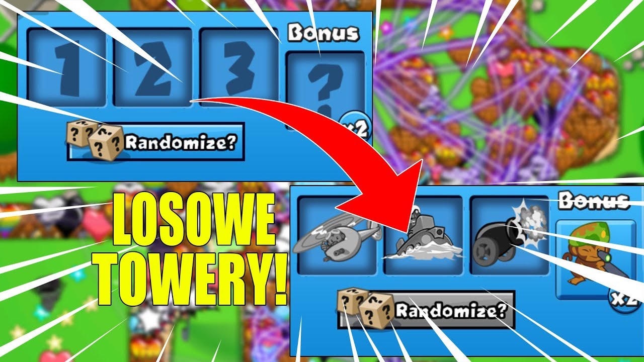 TYLKO RANDOMOWE WIEŻE!   - BLOONS TD BATTLES #4